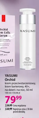 Krem przeciwstarzeniowy Yasumi Orchid krem barierowy 40+ na dzień i na noc promocja w Hebe