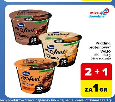 Pudding proteinowy Valio promocja w Carrefour Market