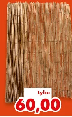 Mata osłaniająca z trzciny 6x1 m promocja w Kaufland