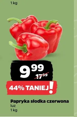 Papryka słodka czerwona promocja w Netto