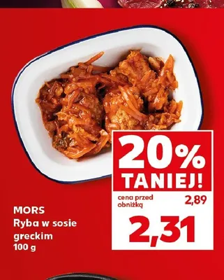 Ryba w sosie greckim MORS promocja w Kaufland