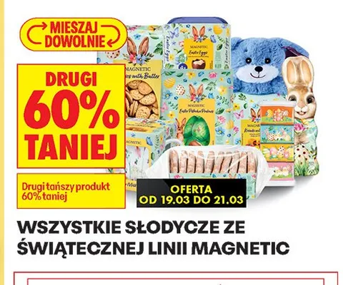 Słodycze ze świątecznej linii Magnetic promocja w Biedronka