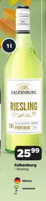 Wino białe Falkenburg Riesling promocja w Netto