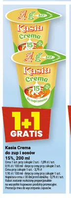 Kasia Crema do zup i sosów 15% promocja w Twój Market
