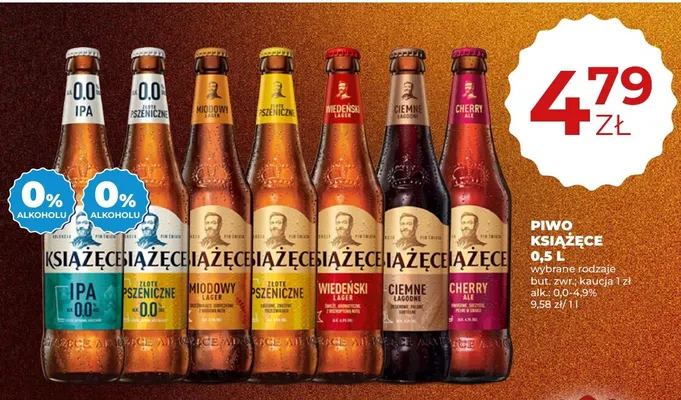 Piwo bezalkoholowe Książęce IPA promocja w Duży Ben