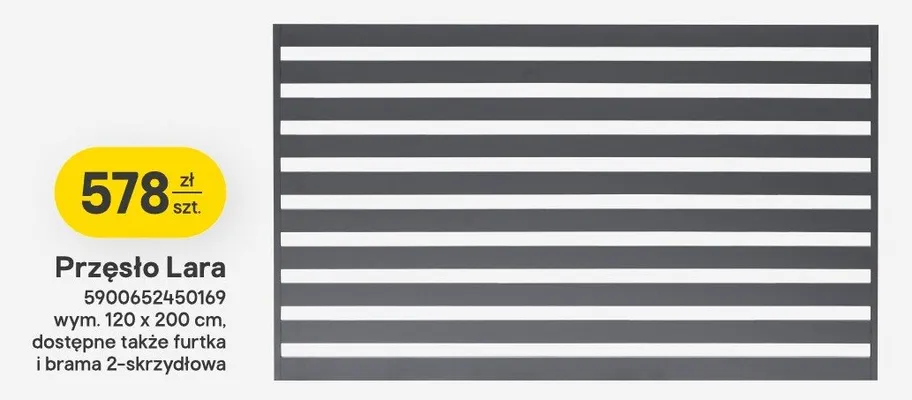 Przęsło Lara promocja w Castorama