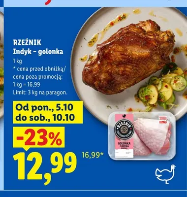 Indyk - golonka Rzeźnik promocja w Lidl