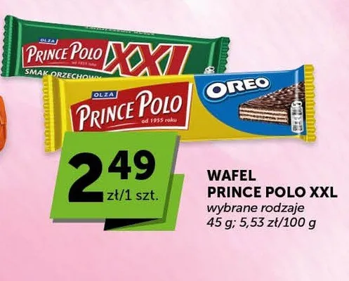 Wafel Prince Polo XXL smak orzechowy promocja w ABC
