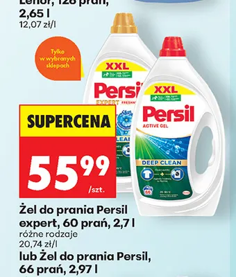 Żel do prania Persil Expert 60 prań promocja w Biedronka