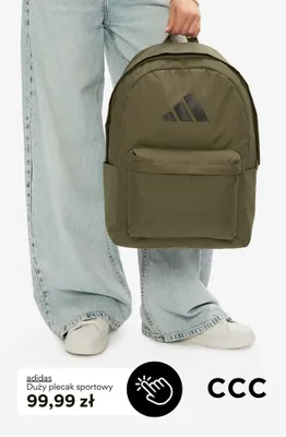 Duży plecak sportowy Adidas promocja w CCC