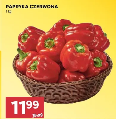 Papryka czerwona promocja w Stokrotka