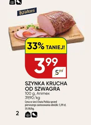 Szynka krucha od Szwagra Krakus promocja w Chata Polska