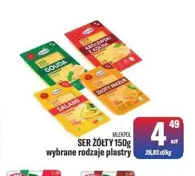 Ser żółty w plastrach Mlekpol promocja w Tomi Markt