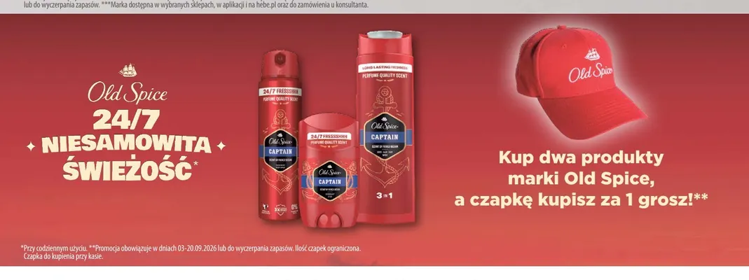 Produkty Old Spice promocja w Hebe
