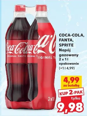 Napój gazowany Coca-Cola promocja w Kaufland