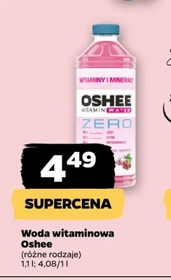 Woda witaminowa Oshee Vitamin Water promocja w Netto
