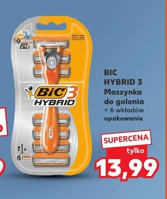 Maszynka do golenia BIC Hybrid 3 promocja w Kaufland