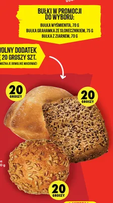 Bułka z ziarnem promocja w Biedronka