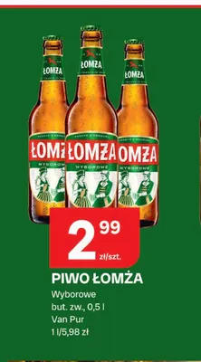 Piwo Łomża Wyborowe promocja w Chorten