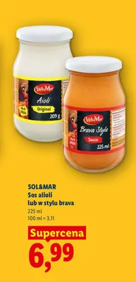 Sos alioli Sol&Mar promocja w Lidl
