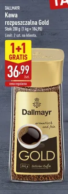 Kawa rozpuszczalna Gold Dallmayr promocja w Aldi