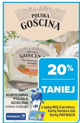 Ser koryciński Polska Gościna promocja w Carrefour