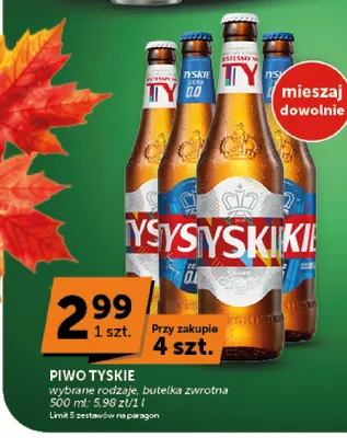 Piwo bezalkoholowe Tyskie promocja w Groszek