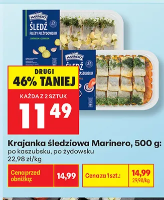 Krajanka śledziowa po kaszubsku Marinero promocja w Biedronka