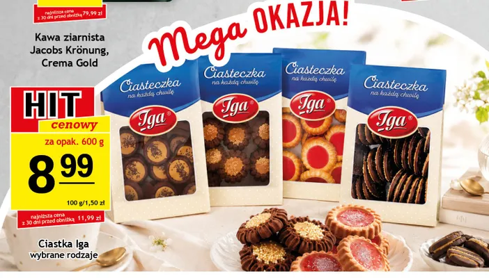 Ciastka Iga Ciasteczka na każdą chwilę promocja w Gram Market
