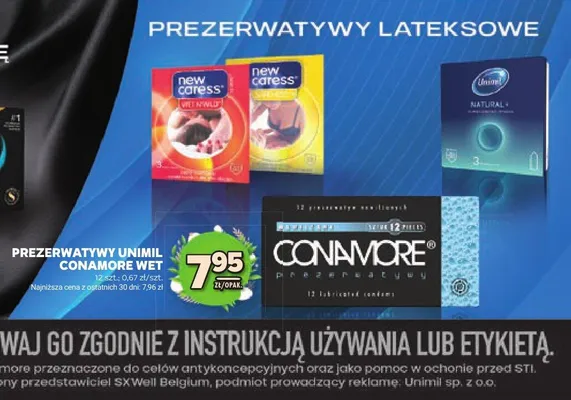 Prezerwatywy conamore wet promocja w Stokrotka