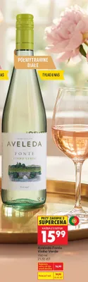 Wino Aveleda Fonte Vinho Verde promocja w Biedronka