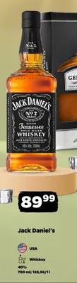 Whiskey Jack Daniel's USA 40% promocja w Netto