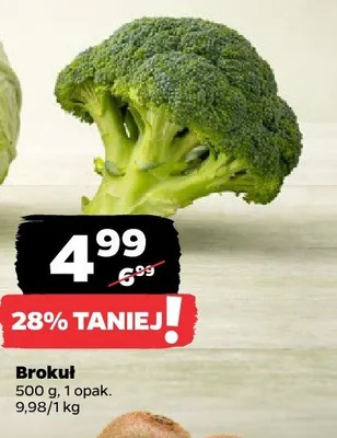 Brokuł 500 g promocja w Netto