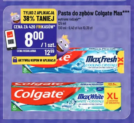 Pasta do zębów Colgate Max Fresh promocja w POLOmarket