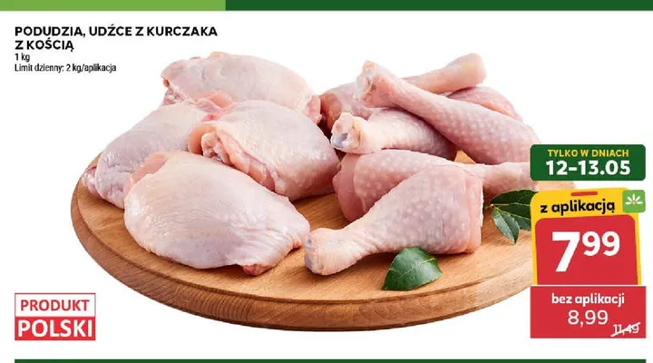 Udźce z kurczaka z kością promocja w Stokrotka