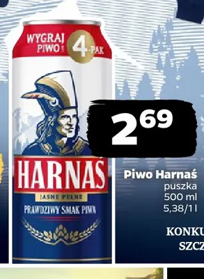 Piwo Harnaś promocja w Netto