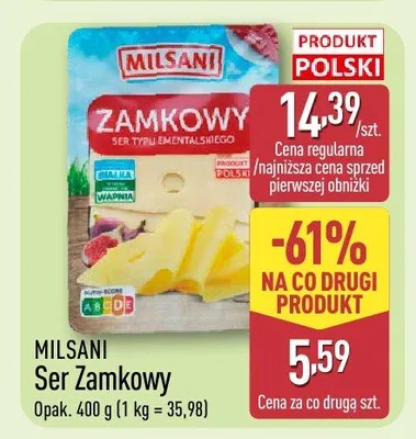 Ser zamkowy promocja w Aldi