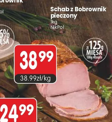 Schab z Bobrownik pieczony NikPol promocja w Market Point