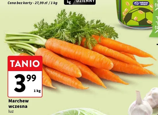 Marchew wczesna promocja w Intermarche