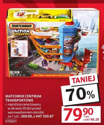 Matchbox Centrum Transportowe promocja w Selgros