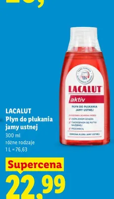 Płyn do płukania jamy ustnej Lacalut promocja w Lidl