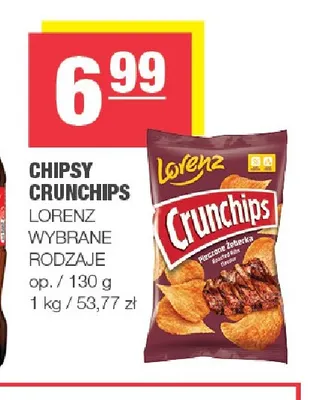 Chipsy Crunchips promocja w SPAR