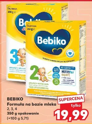 Bebiko Formuła na bazie mleka 3 promocja w Kaufland