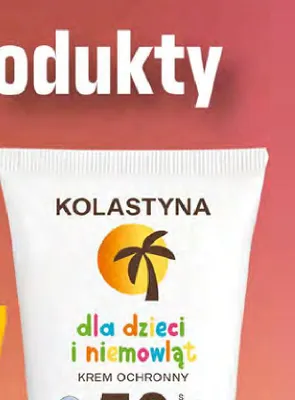 Krem ochronny dla dzieci i niemowląt Kolastyna SPF 50 promocja w Dino
