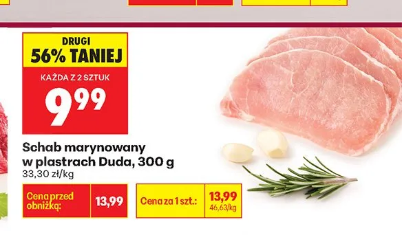 Schab marynowany w plastrach Duda promocja w Biedronka