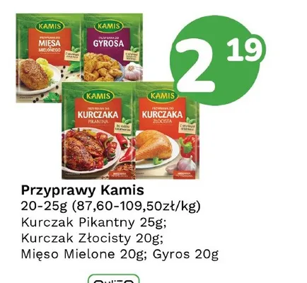 Przyprawa do gyrosa Kamis promocja w Limonka