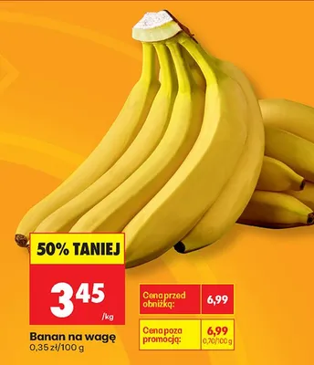 Banan promocja w Biedronka