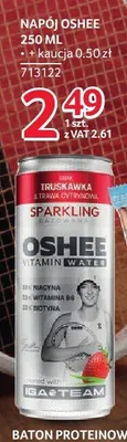 Napój gazowany Oshee Vitamin Water Sparkling Truskawka & Trawa Cytrynowa promocja w Selgros
