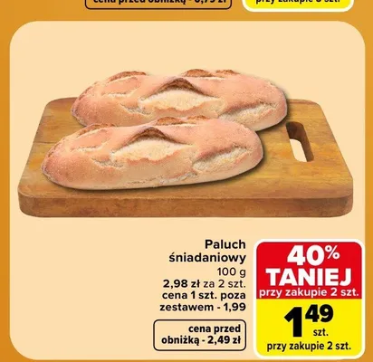 Paluch śniadaniowy promocja w Carrefour Market