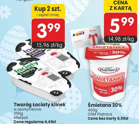 Śmietanka 30% promocja w Market Point